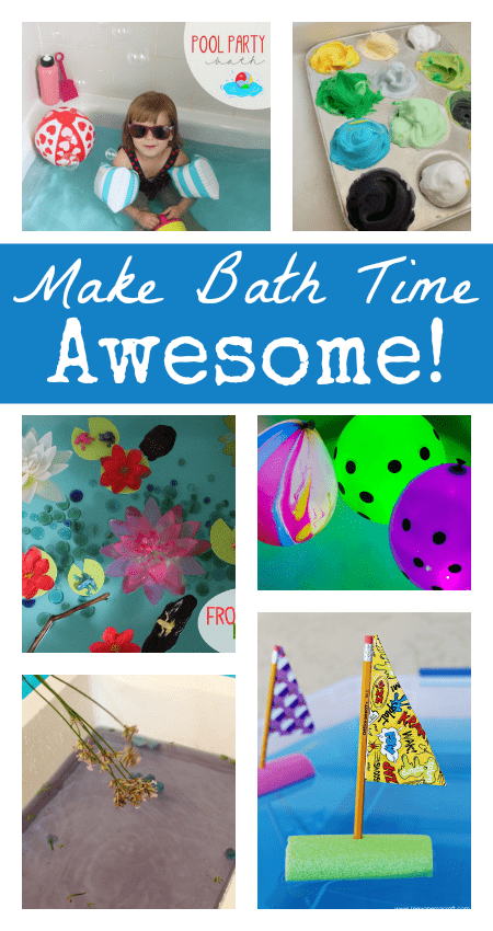 bath play ideas, bath activities for toddlers and preschoolers, fun water play ideas