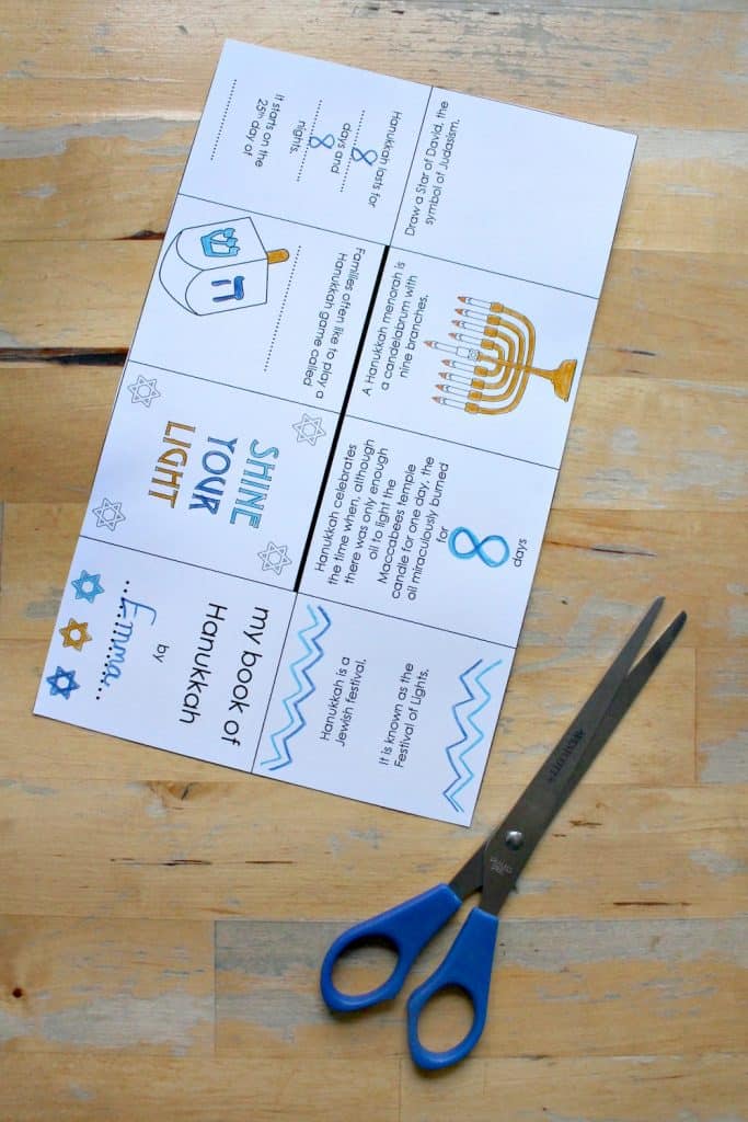 hanukkah printable sheets lesson plan