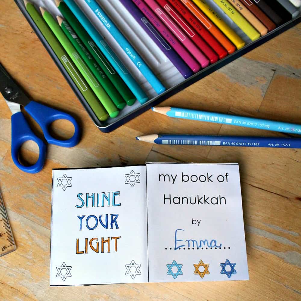 hanukkah unit lapbook