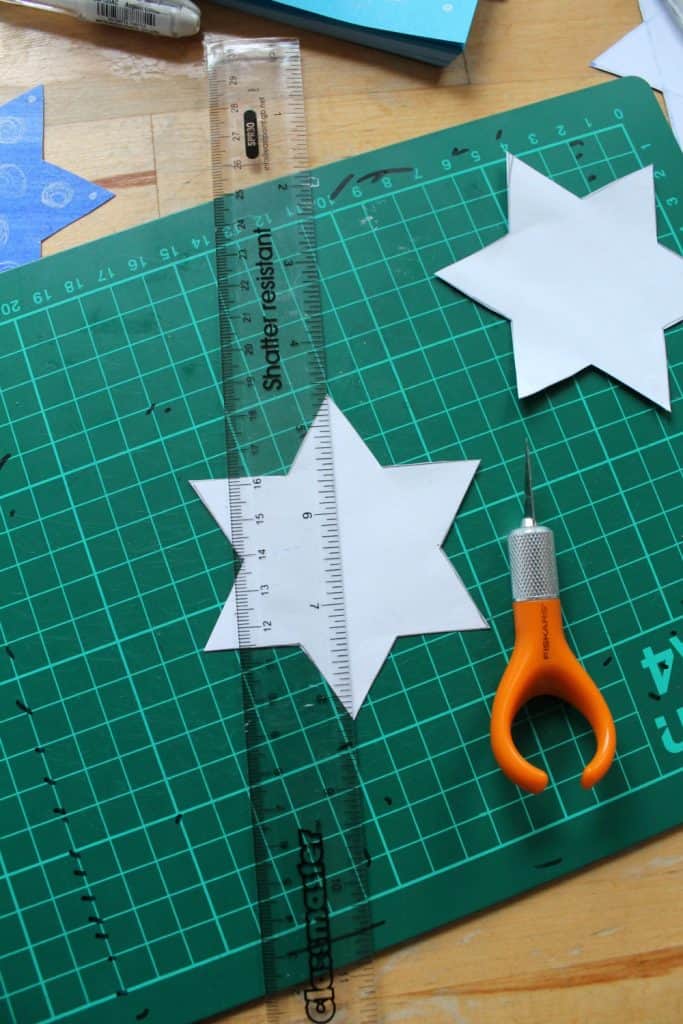 how to make a 3d star decoration