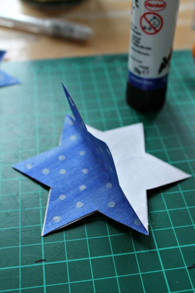 3D Paper Stars With 8 Points - creative jewish mom