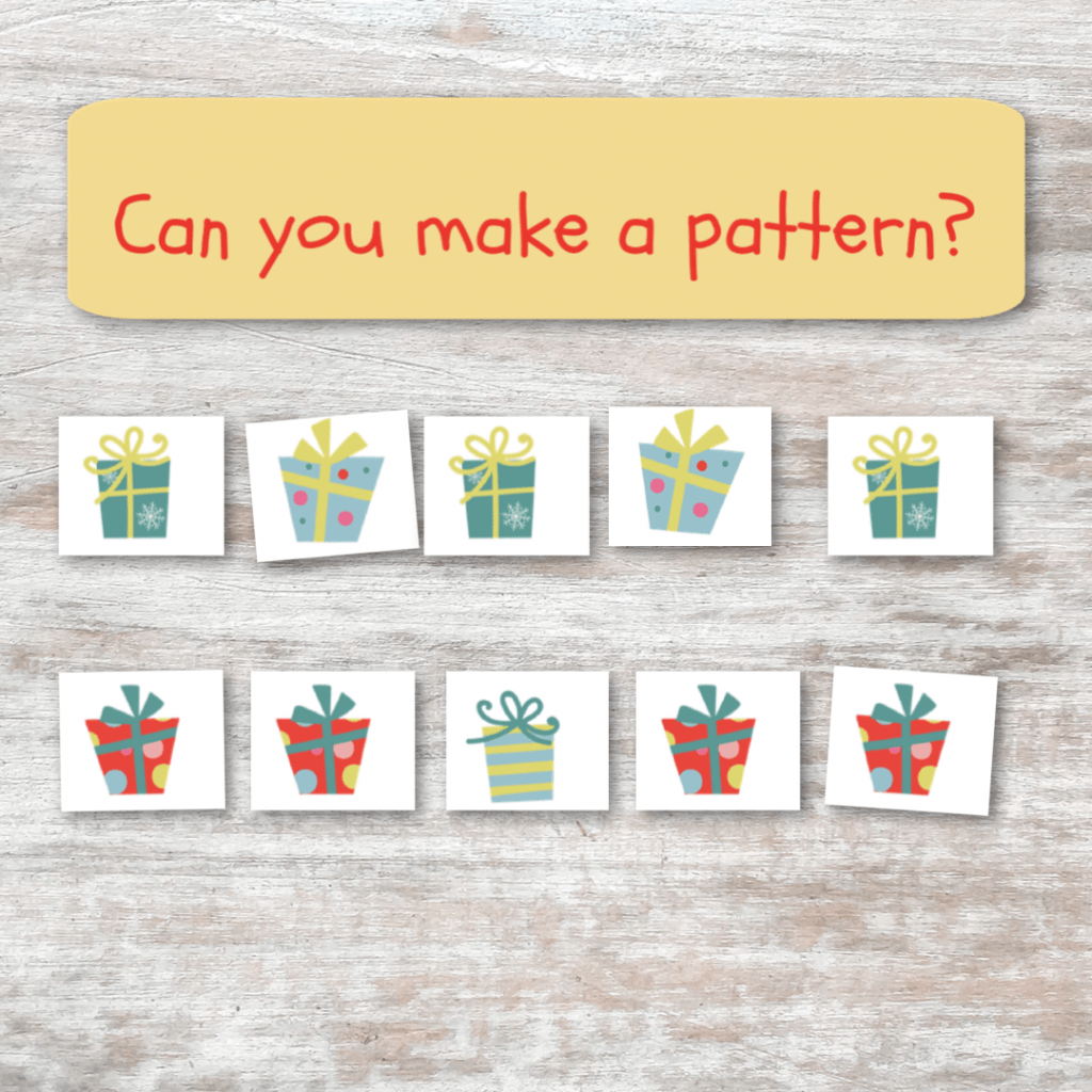 christmas present pattern matching game