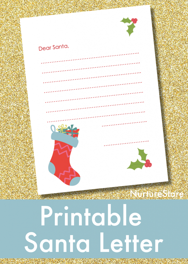 Printable Letter To Santa For Children NurtureStore