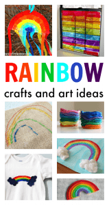 Rainbow crafts and art ideas - NurtureStore