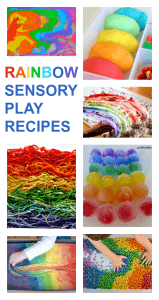 Rainbow sensory play recipes - NurtureStore