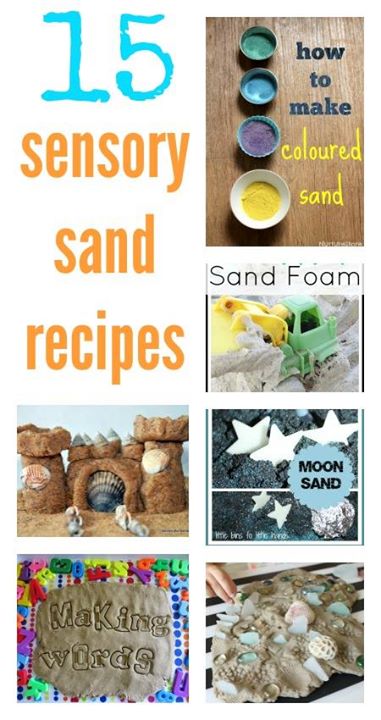 sand play ideas, sensory play with sand, sand pit ideas