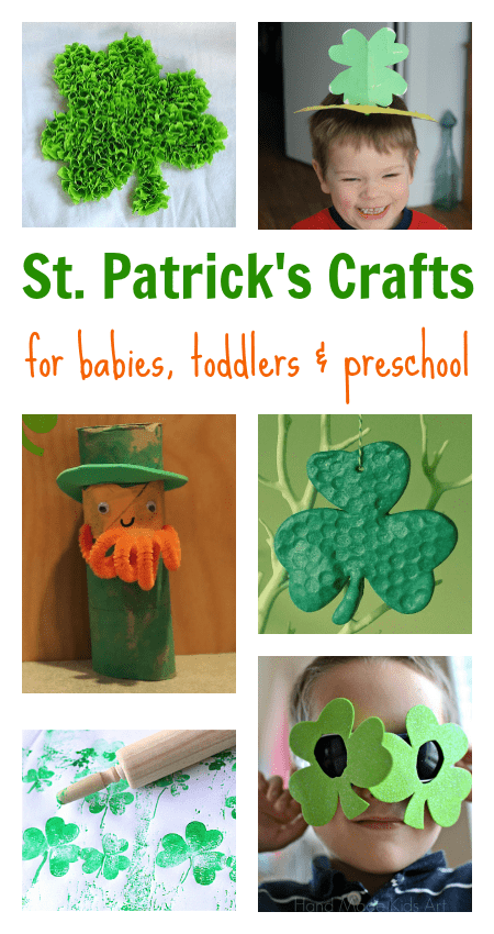 St. Patrick's Day crafts for toddlers, preschool St. Patrick's Day ideas