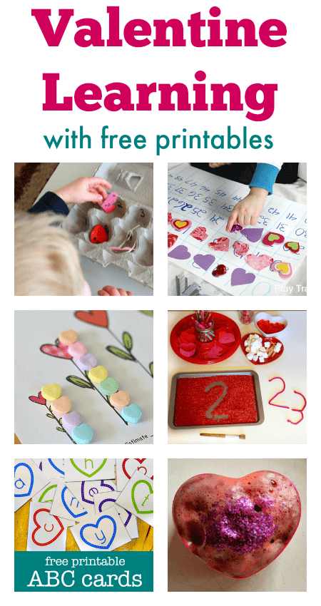 Valentine printables for kids, valentines day lesson plans