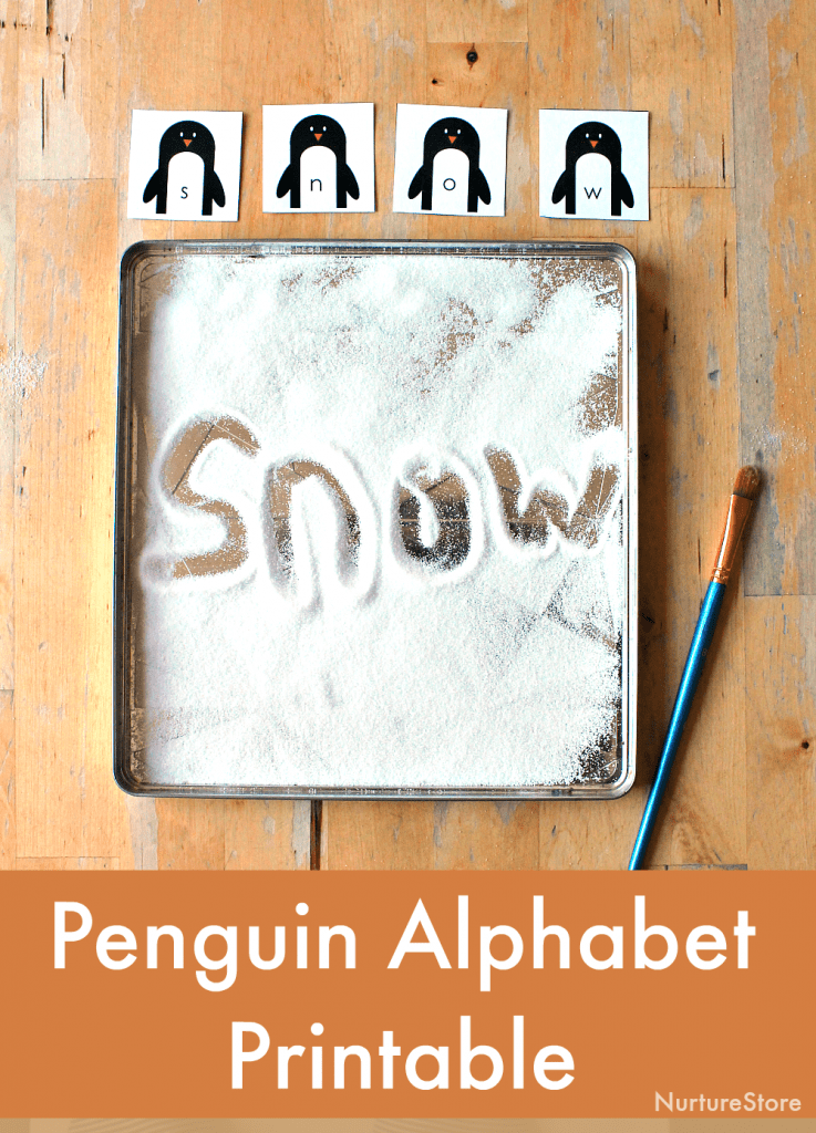 Penguin alphabet printable