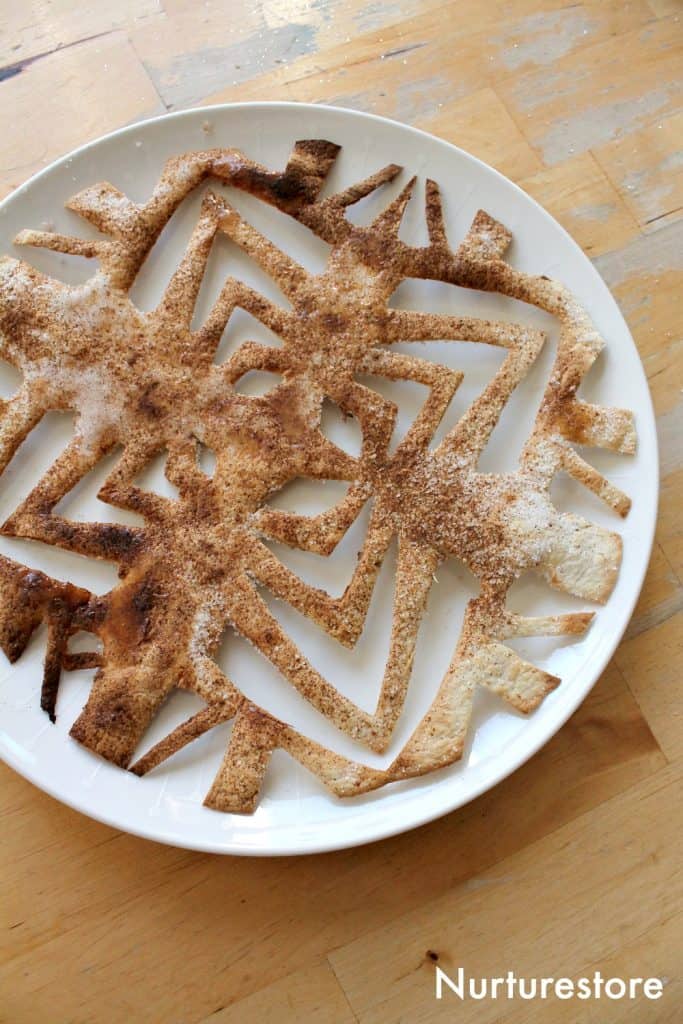 cinnamon sugar tortillas snowflake recipe