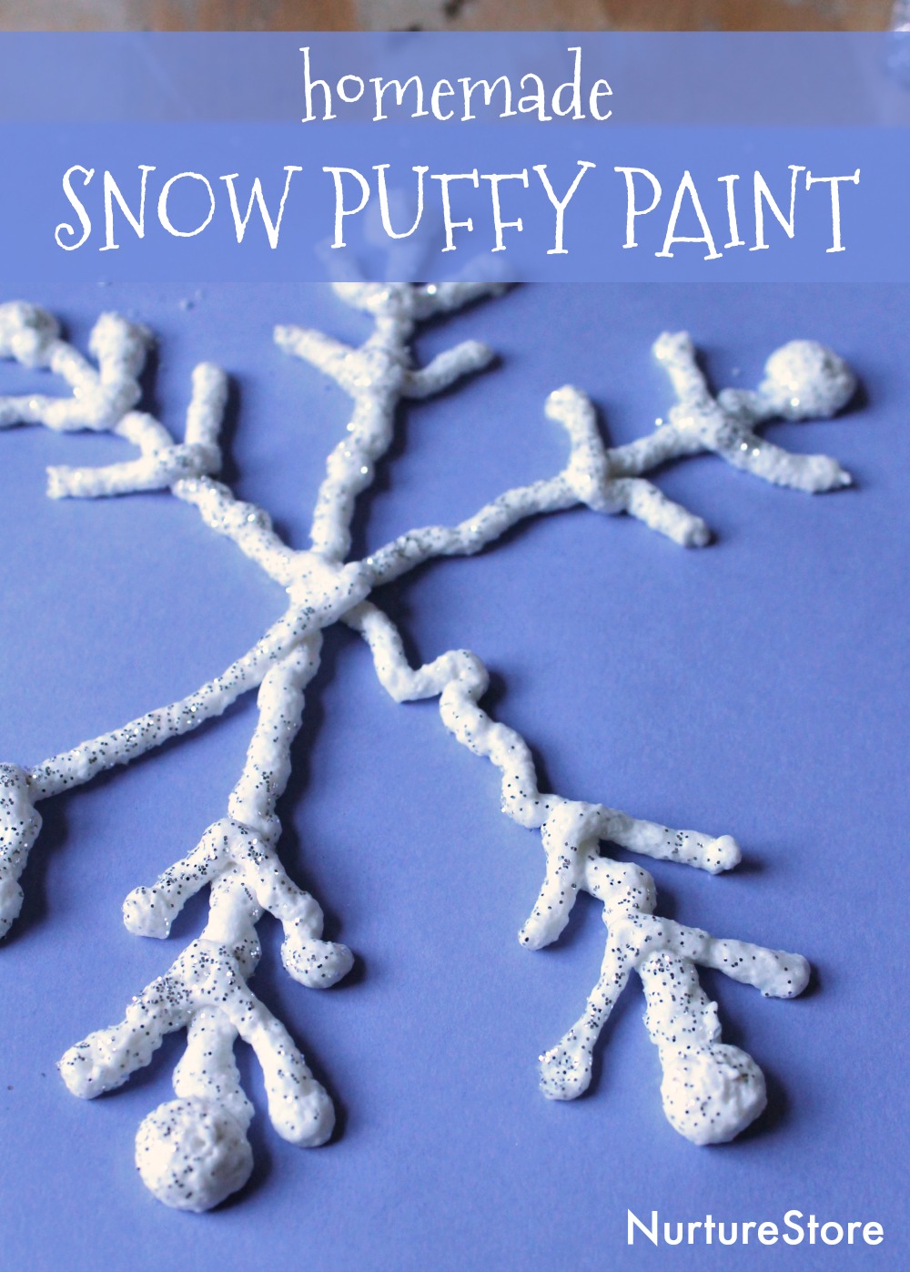 Puffy Paint - How to Make Puffy Paint - The Homeschool Scientist
