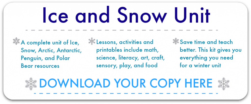 ice and snow lesson plans