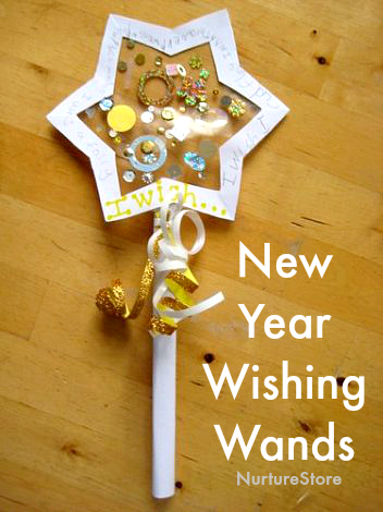new year craft for kids wand craft