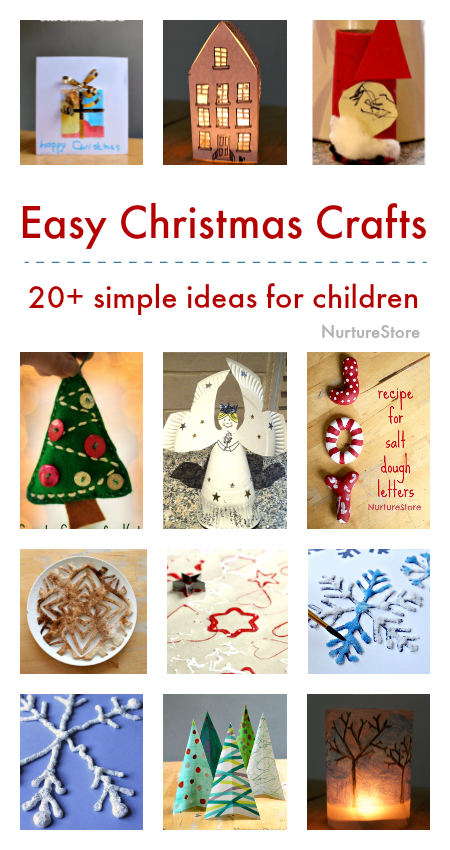 very easy christmas crafts for children to make