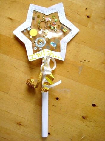 wishing wand new years craft for kids