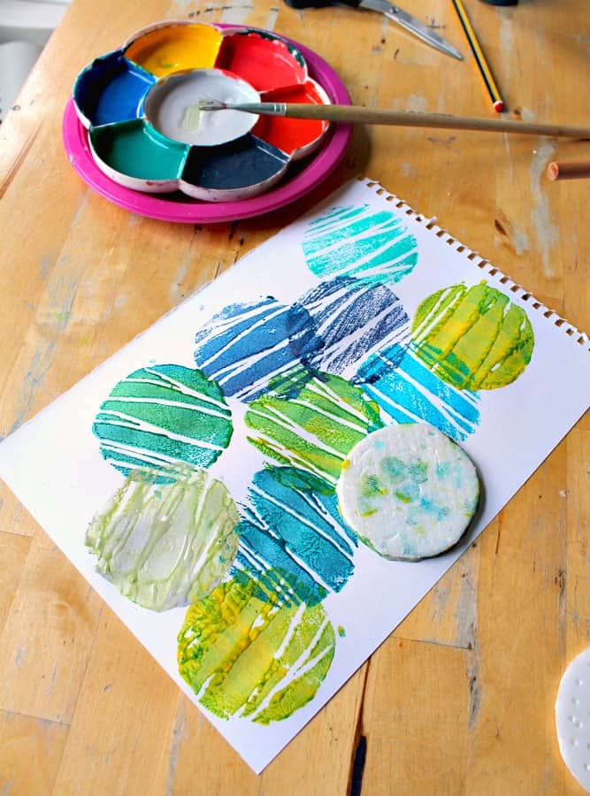 Annmakes: How to Mono-print on Handmade Paper