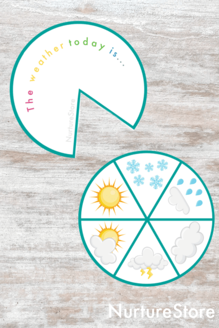 how to make a weather spinner printable