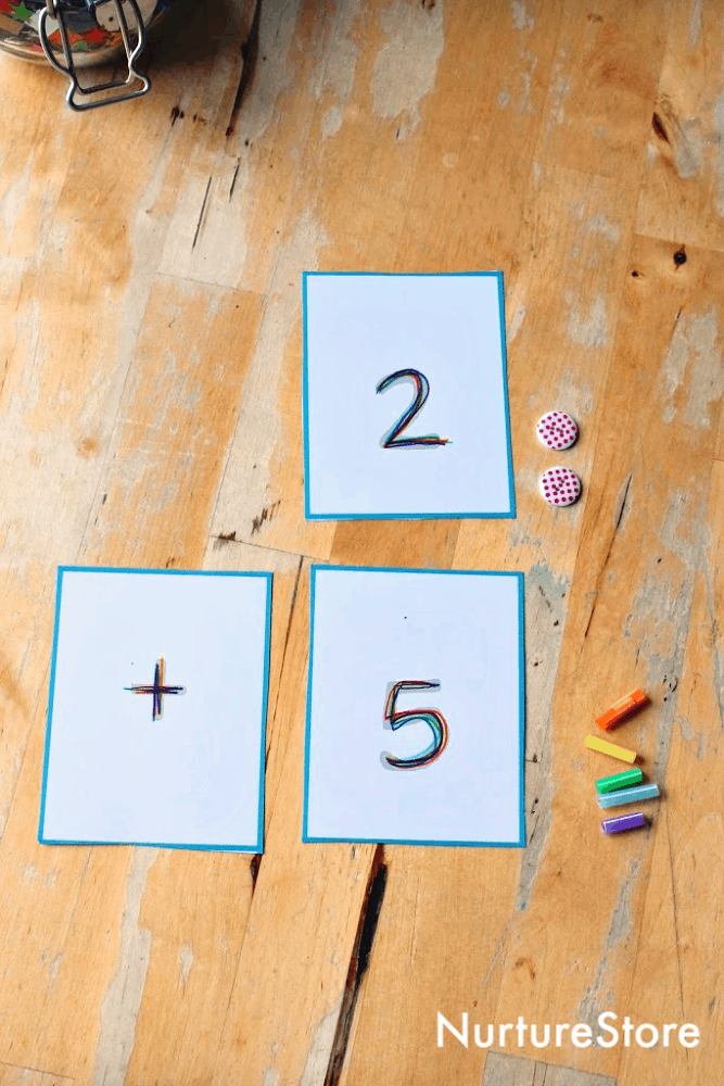 free rainbow numbers writing printable nurturestore