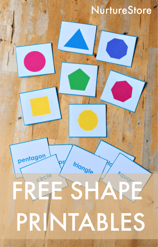 shape cards printables free