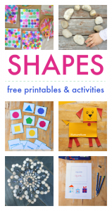 Fun shape lesson with free printable shape magnifying glasses ...