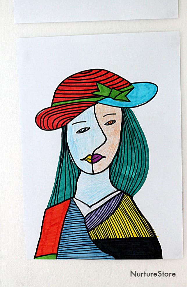 Pablo Picasso faces art lesson for children - NurtureStore