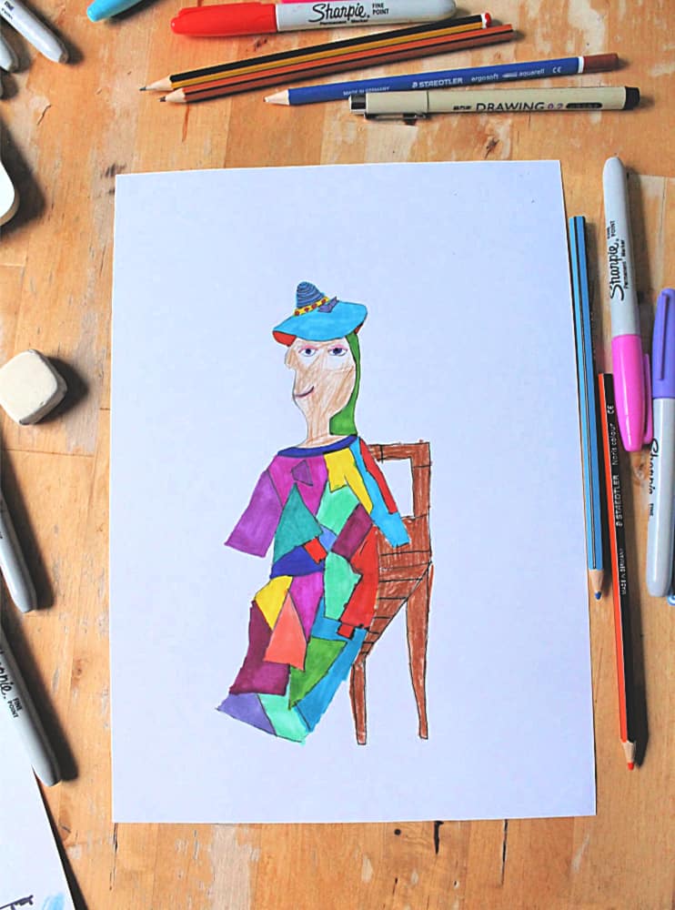 Picasso Portraits For Kids