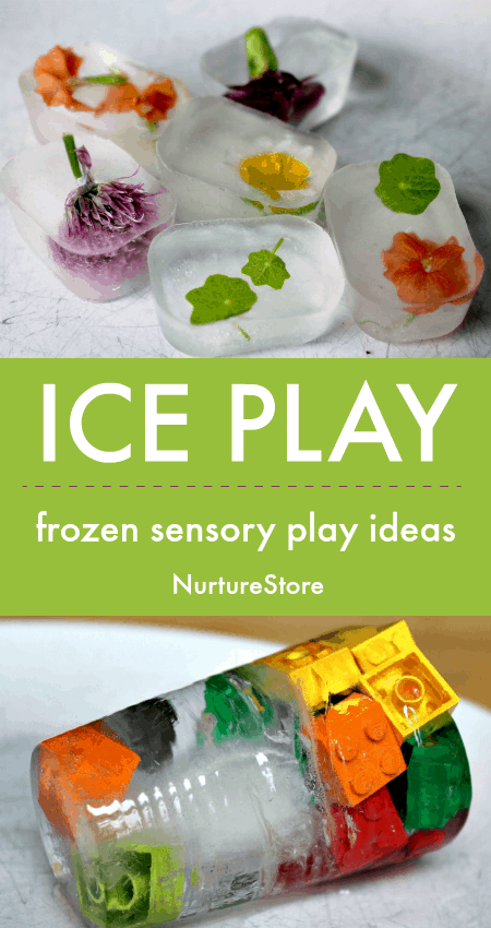 frozen ice sensory play ideas