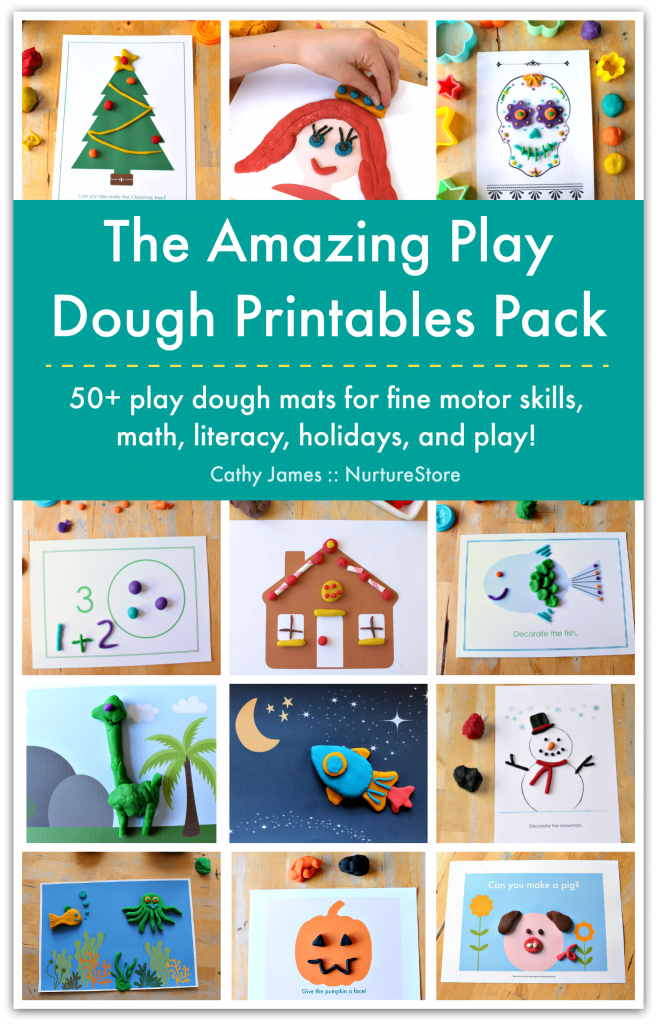 Play Doh Printable Mats - Janine's Little World