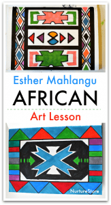 Esther Mahlangu African art lesson for children - NurtureStore