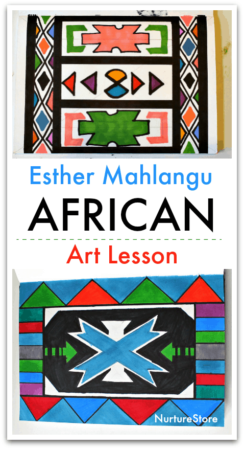 Esther Mahlangu African Art Lesson For Children 