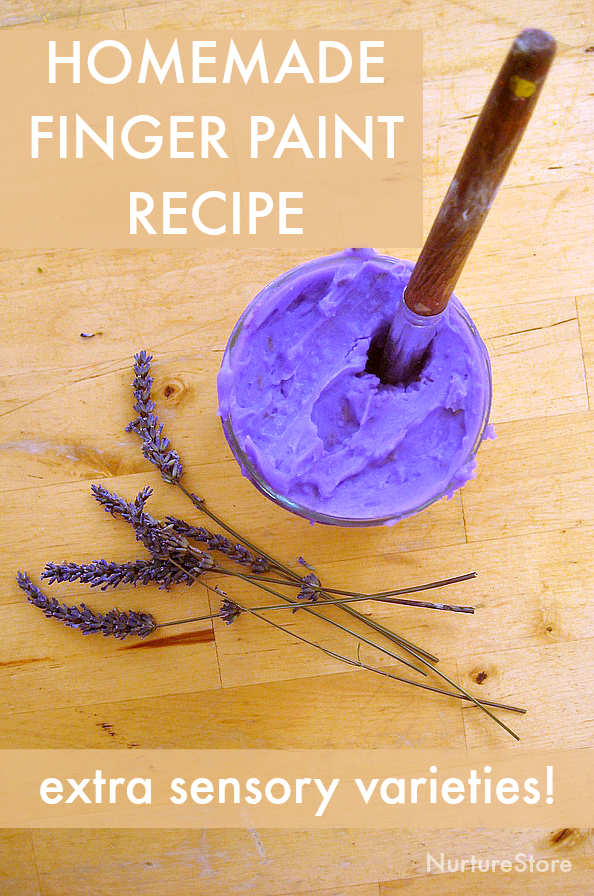 Homemade Edible Finger Paint