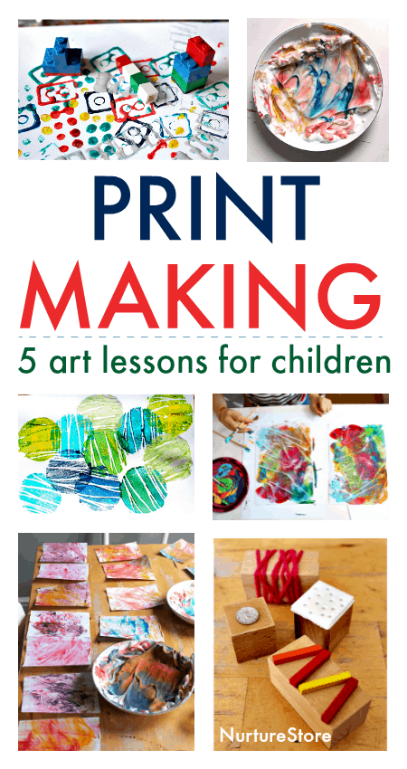 Fun And Easy Printmaking Art Lessons For Children Nurturestore