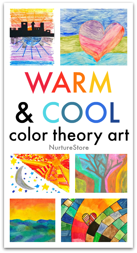 Warm And Cool Color Theory Art Lesson For Kids Nurturestore