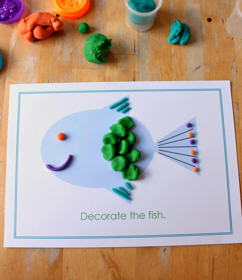 Play doh fish online