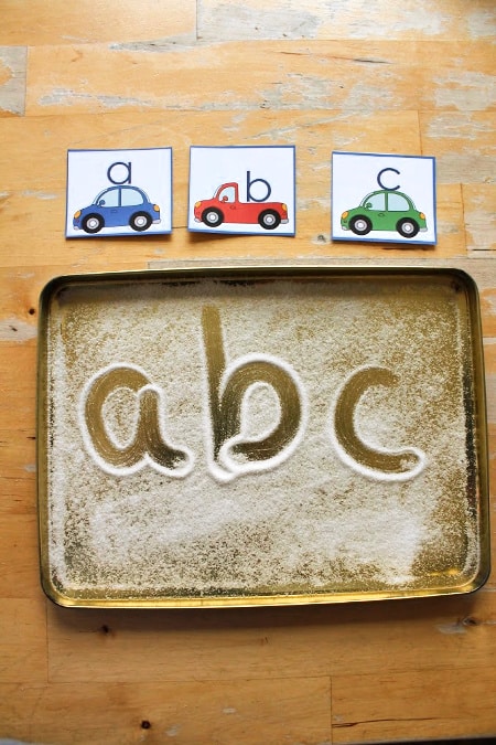 Car alphabet printable and transport theme literacy activities
