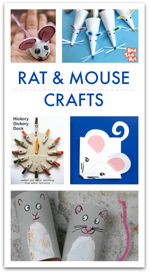 Mouse and rat crafts for the Chinese Year of the Rat - NurtureStore