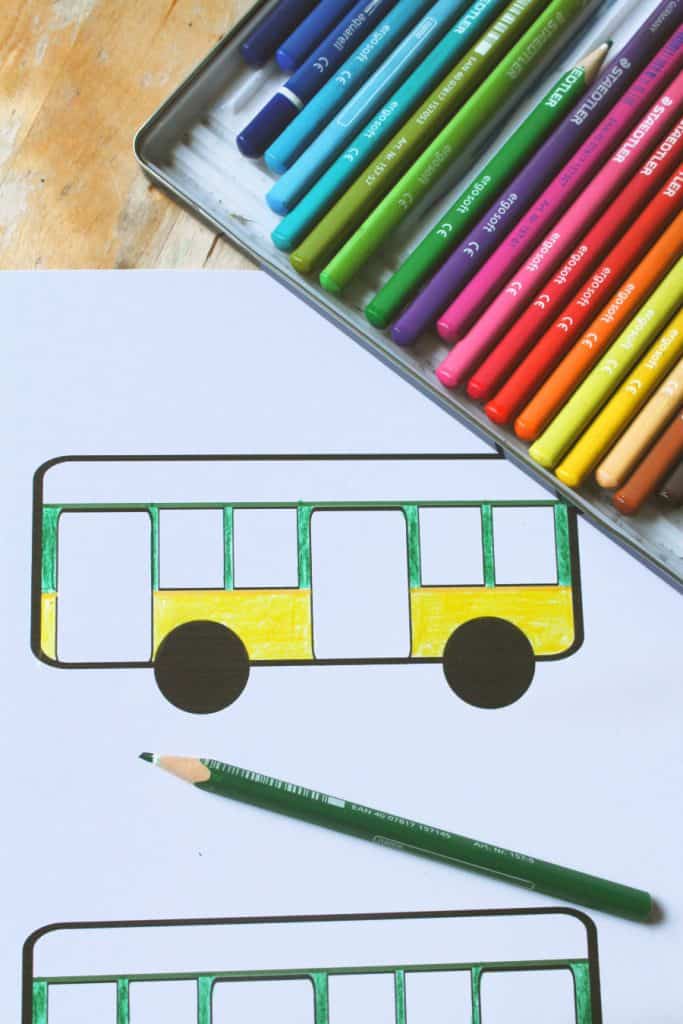 how to draw rosa parks bus