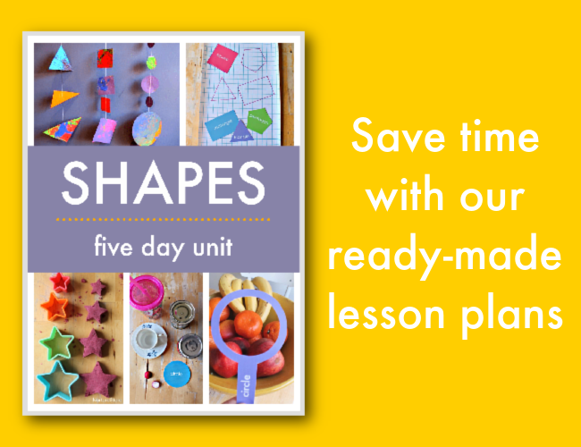 ready-made shape thematic unit