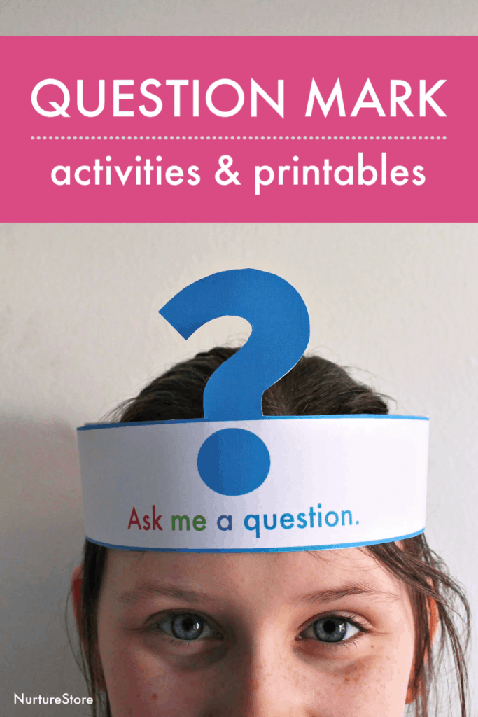Fun question marks lesson plan with free printables - NurtureStore