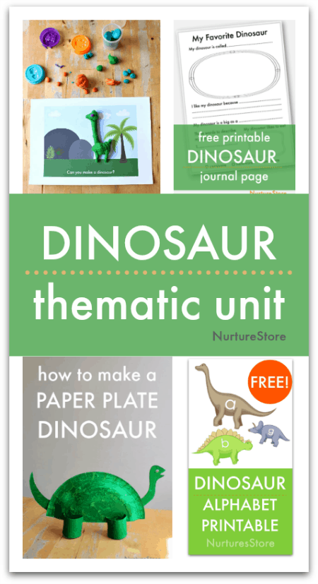 Five Days Of Dinosaurs Thematic Unit - Nurturestore