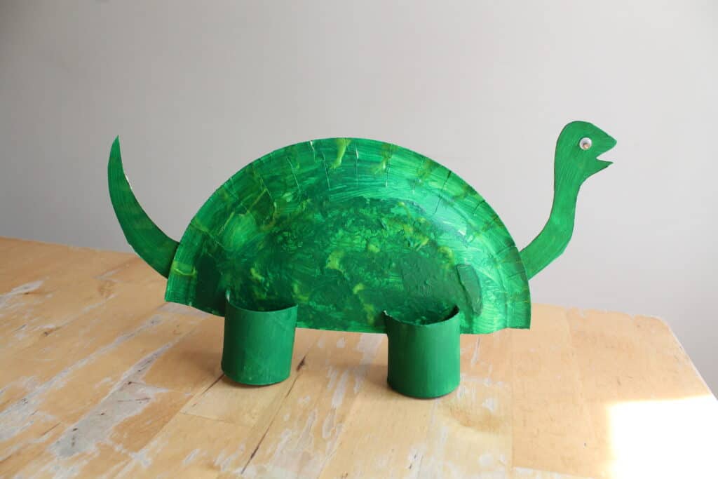 toilet paper roll dinosaur craft