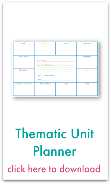 thematic unit planner