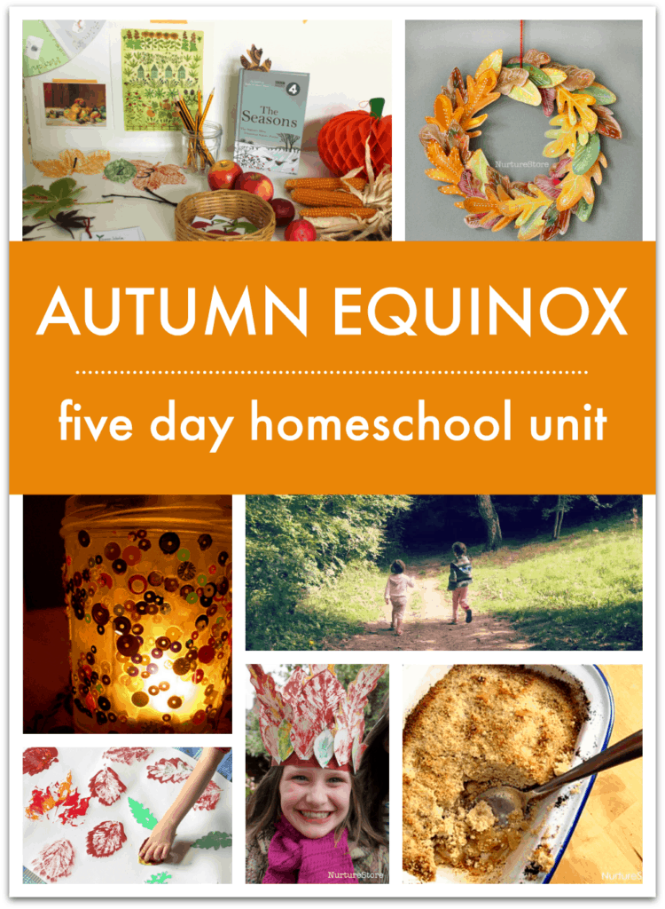 Autumn Equinox homeschool unit with free printables - NurtureStore