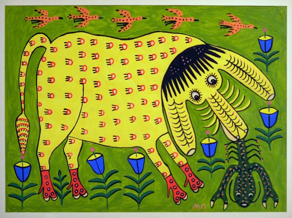 Maria Prymachenko folk art lesson for children - NurtureStore