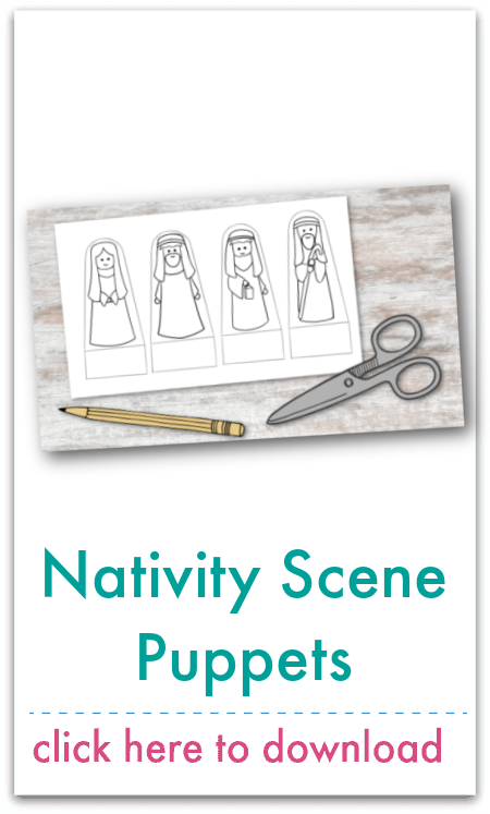 nativity scene puppets