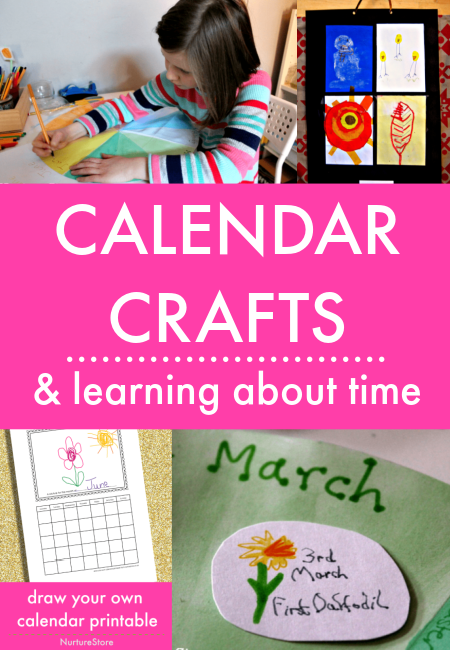 Easy calendar crafts children can make - NurtureStore