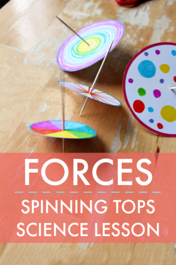 Forces lesson plan spinning top science