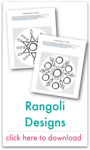 rangoli designs for children