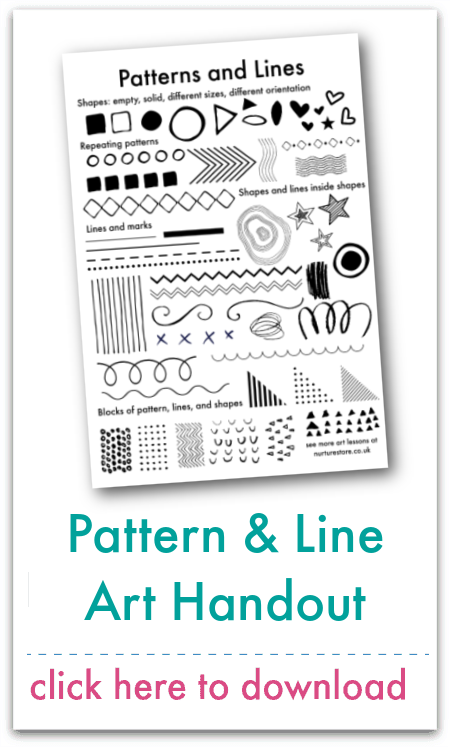pattern and line art handout