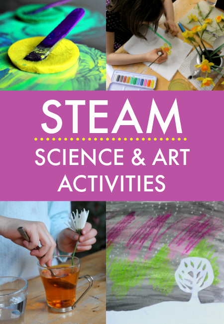 Easy STEAM art and science activities for children